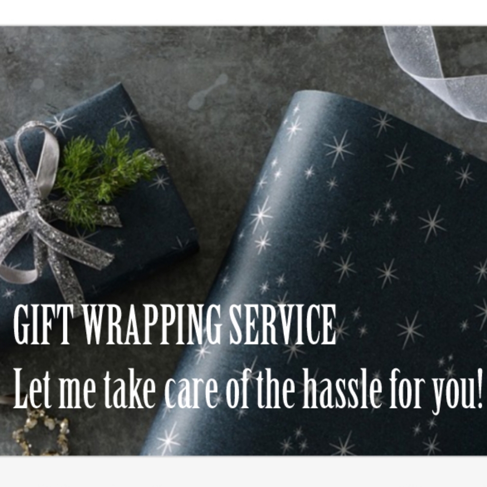 Gift wrapping service for purchased item